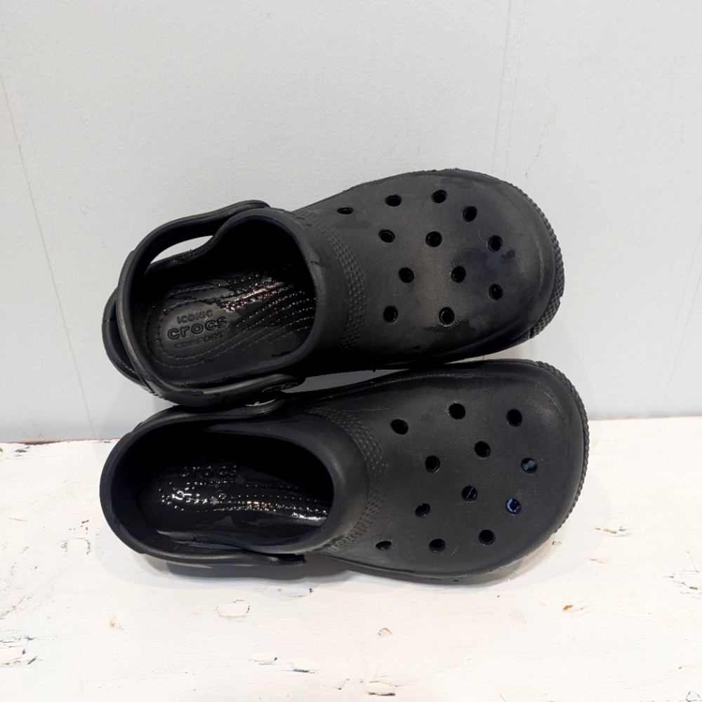 Crocs Iconic Classic Clog‎ Black Size 12